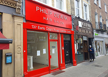 Class E Shop to Let- No Premium, 504 sq ft 398 sq ft, Ground floor and basement, 137 Earls Court Road, London SW5
