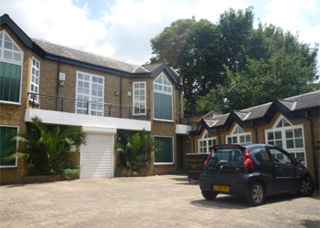 >Courtyard Office Complex Arranged as Four Units With Parking, W12