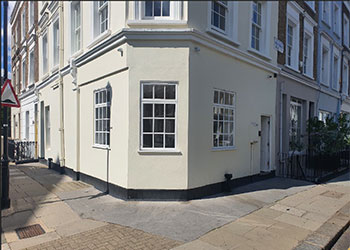 Prominent Class E Business Unit To Let, 662 sq ft (61.5 sq m), Ground floor & basement, 73 Princedale Road, Clarendon Cross, Holland Park, London, W11